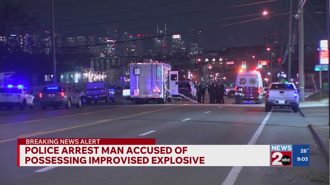 Man charged after ‘improvised explosive device’ found along Nolensville Pike