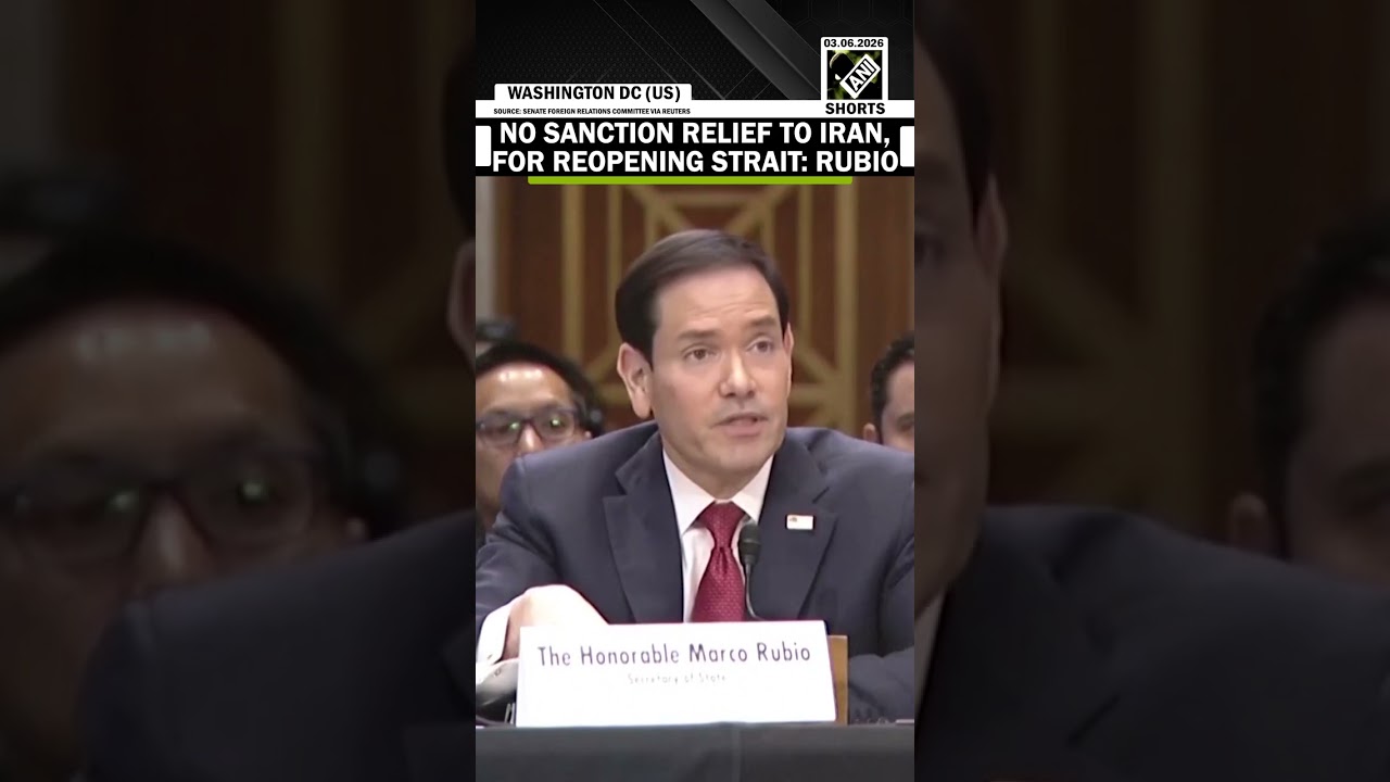 Rubio says US has not offered Iran sanctions relief to reopen strait