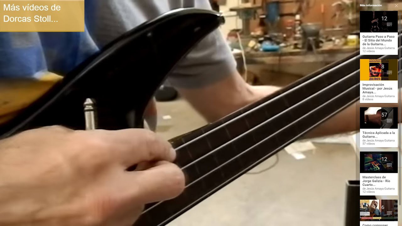 Calibrar un Bajo Fretless (3/3) - por Dorcas Stoll...