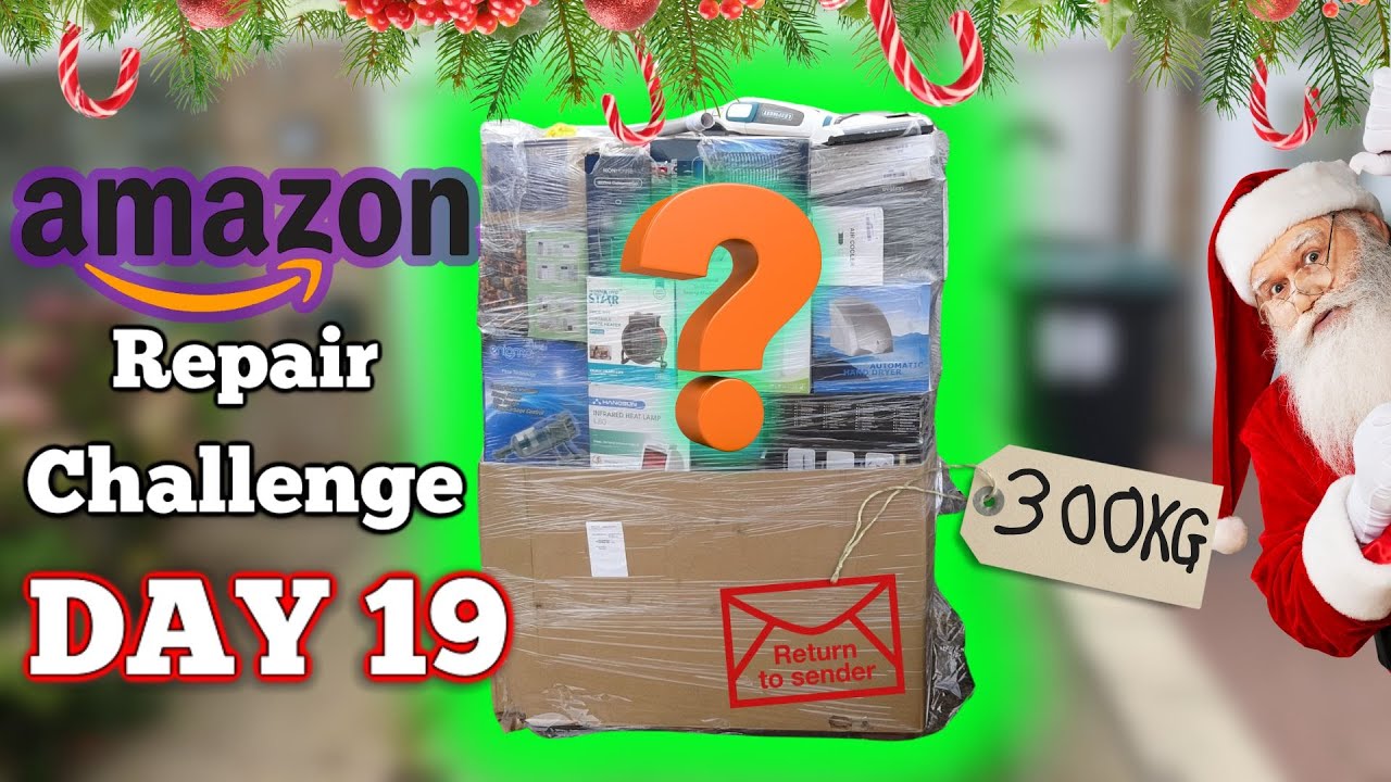 FIXING AMAZON RETURNS PALLET | DAY 19 | 2025 ADVENT Challenge