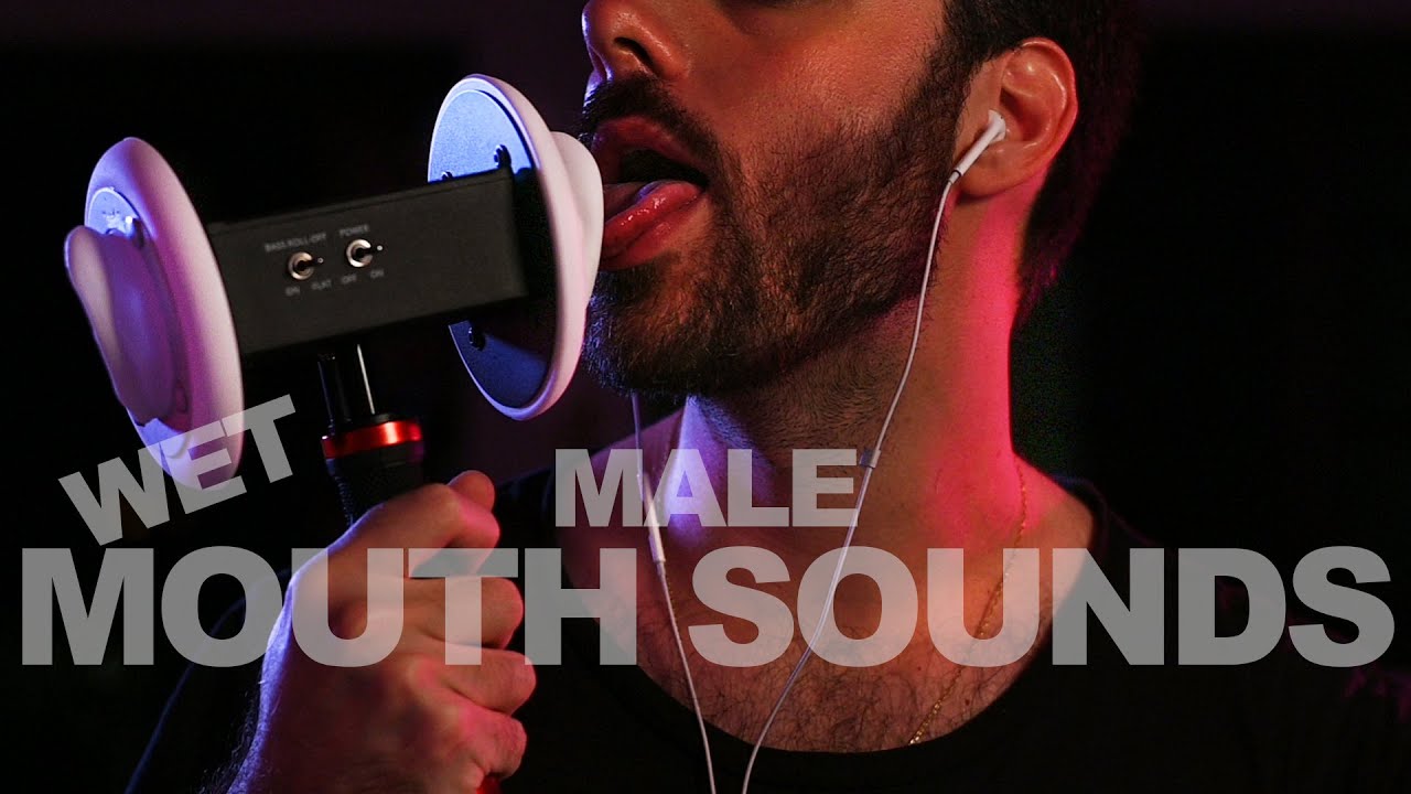 ASMR Male Wet Mouth Sounds 3Dio - Beard ASMR