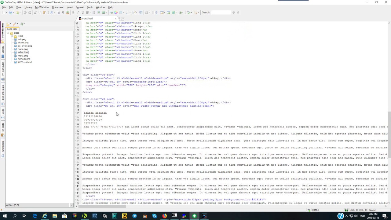 CoffeeCup Html Editor Does NOT support the UTF-8