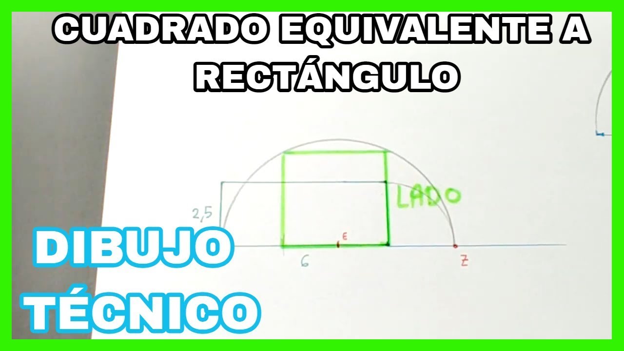 EQUIVALENCIA - cuadrado 🟨equivalente a RECT&Aacute;NGULO
