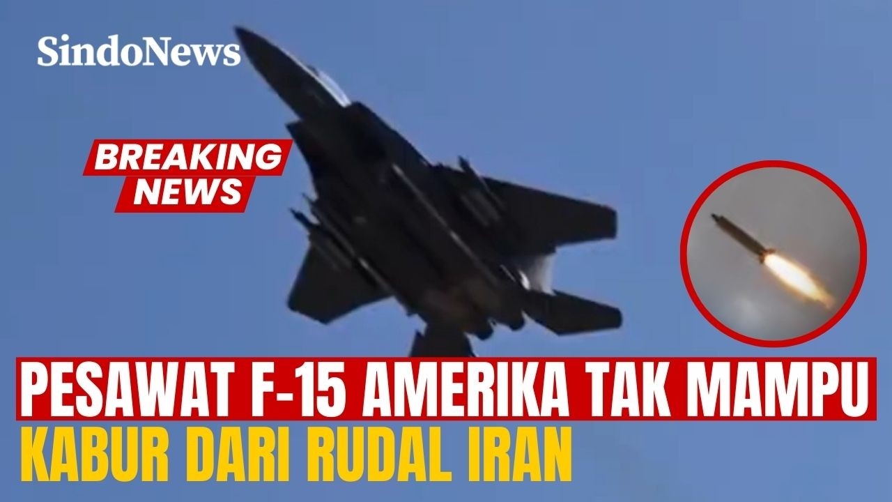 Aksi Kejar-Kejaran Pesawat F-15 Amerika Tak Mampu Kabur dari Rudal Iran | Breaking News | 04/03