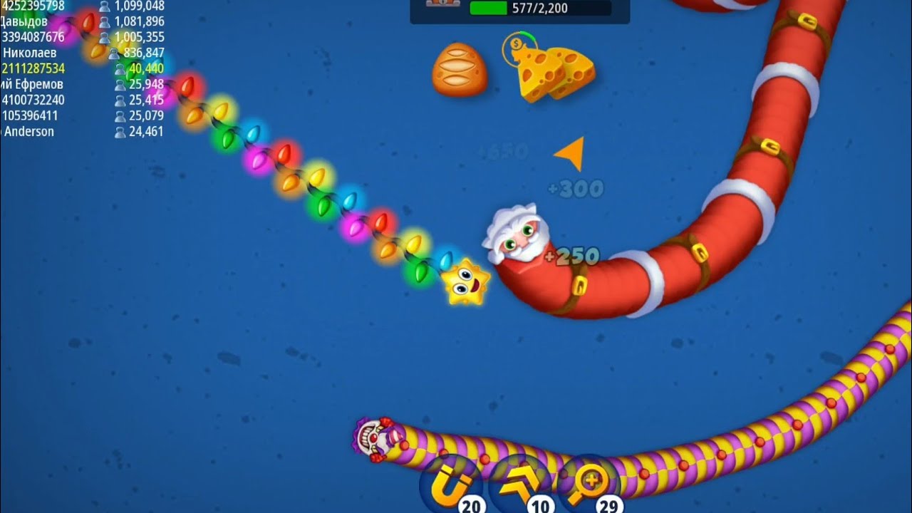 Worms Zone Madness (part 44) Eating Giant Snakes & Scoring BIG! #Gameplay #shortsvideo 2
