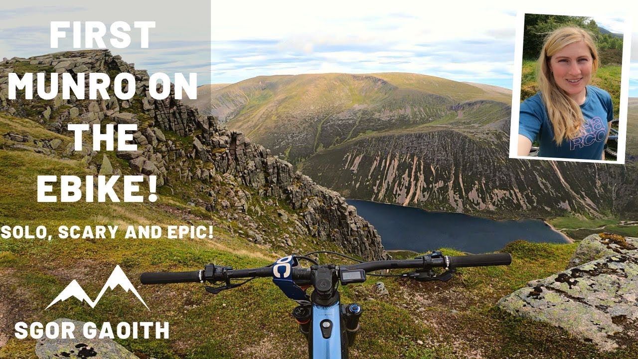 My First Munro on The Ebike... Solo, Scary & Epic!! | Sgor Gaoith, MTB Scotland