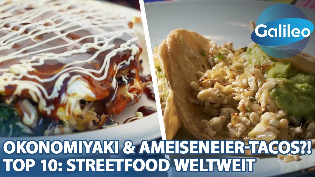 Top 10: Streetfood weltweit 🌮 Ameiseneier-Tacos und New York Trend-Foods