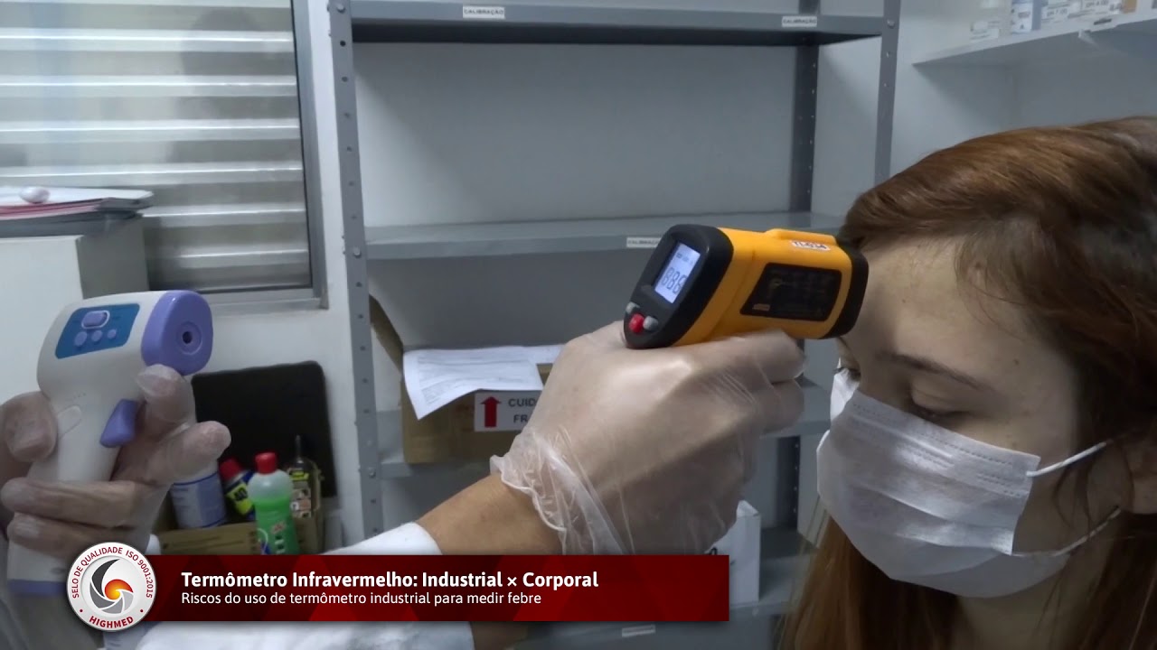 Teste Comparativo: Termômetro Industrial × Termômetro Clínico