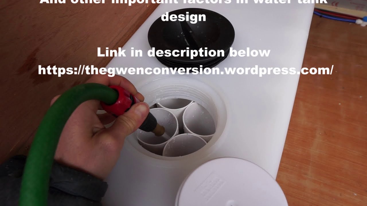 DIY Water tank Baffling - The Gwen Conversion