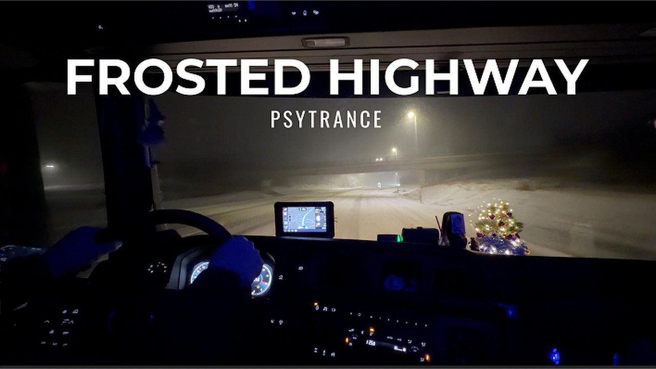 Frosted Highway at 2AM | Night Drive POV 4K