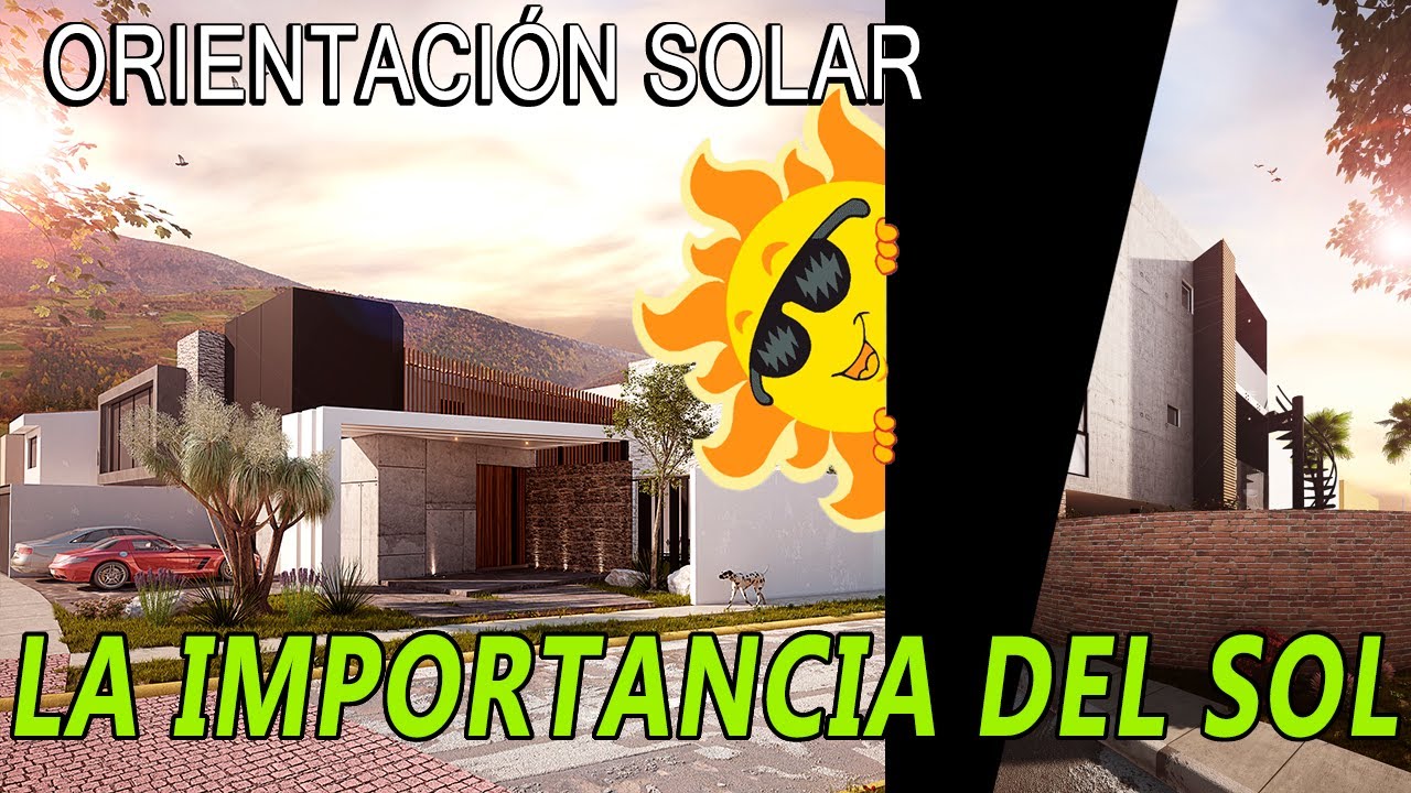 COMO DEBO ORIENTAR MI CASA RESPECTO AL SOL❓ Orientación solar ideal 🌞 Asoleamiento en arquitectura**