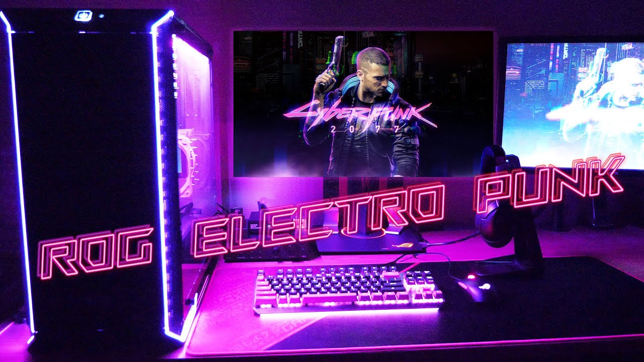ASUS ROG Electro Punk Gaming Peripherals - Upgrading My Gaming PC to Cyberpunk 2077 Themed PC Build