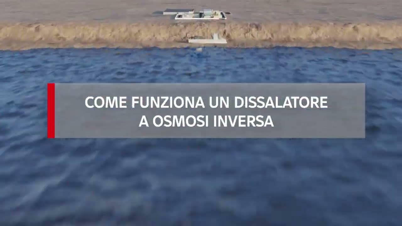 Webuild, come funziona un dissalatore a osmosi inversa