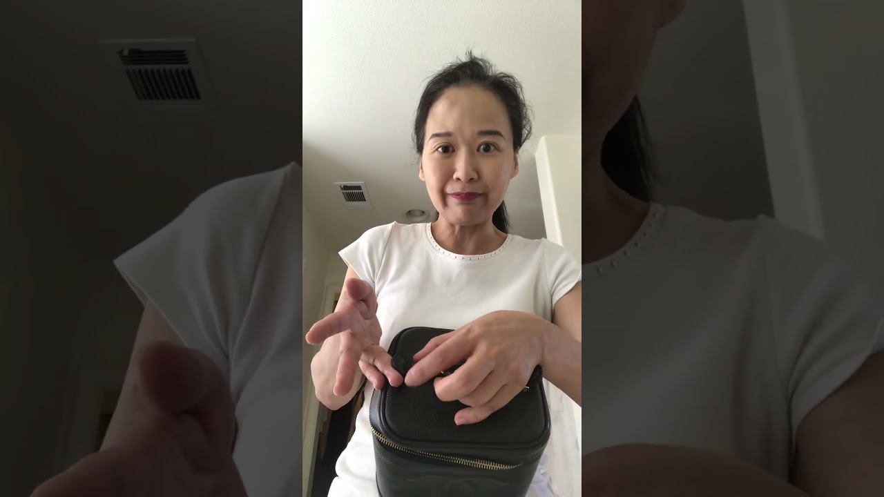 How I added crossbody strap to my Vintage Chanel vanity bag!