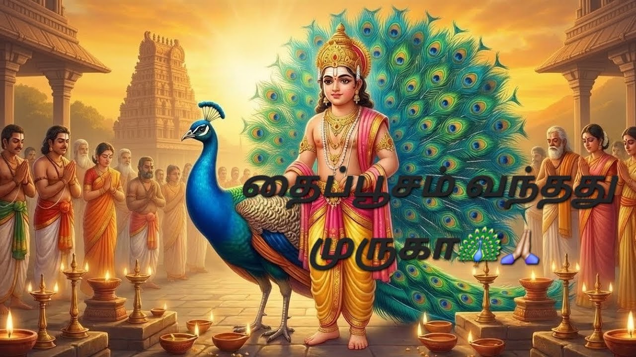 தைப்பூசம் வந்தது முருகா🙏🏼           🗣முருகன் வாக்கு✋️🙏🏼🦚