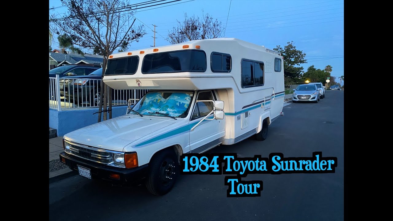 1984 Toyota Sunrader 21' With Rear Entrance Tour Part 1
