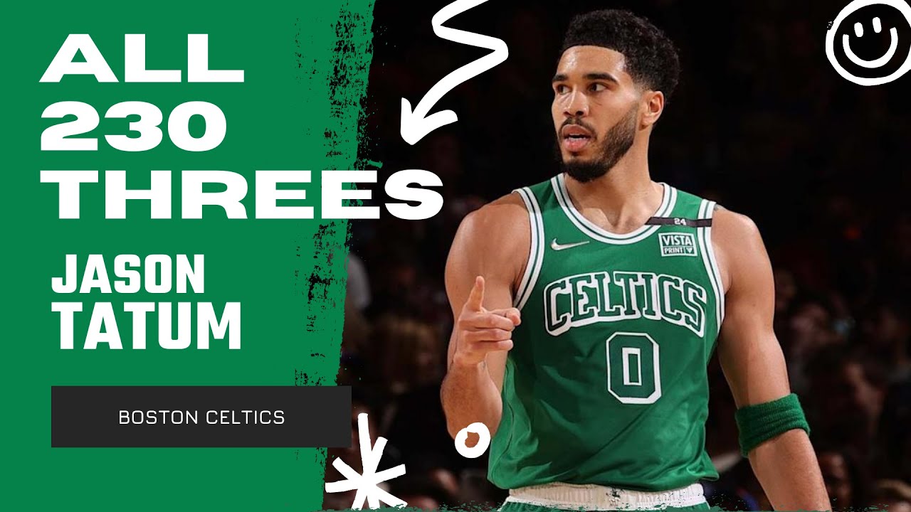 Jason Tatum ALL 230 Three-Pointers From 2021-22 NBA Regular Season | King of NBA