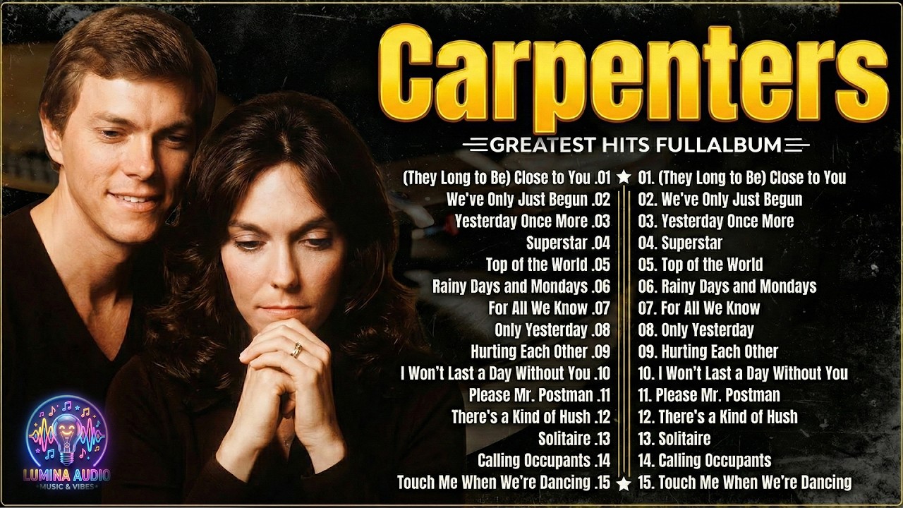 The Carpenters Greatest Hits 🎶 70s Love Songs Collection - Best of Karen & Richard