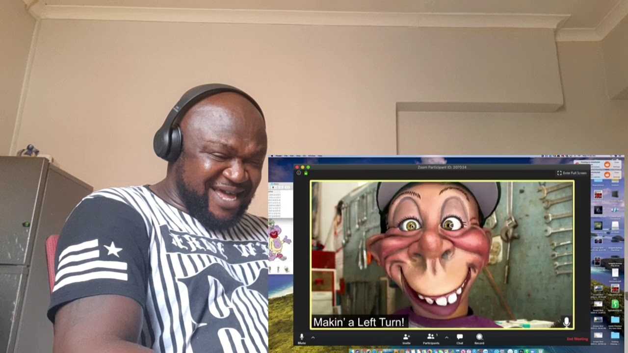 Jeff Dunham....ZOOM BOMBED, the guys get hacked#AN AFRICAN REACTION