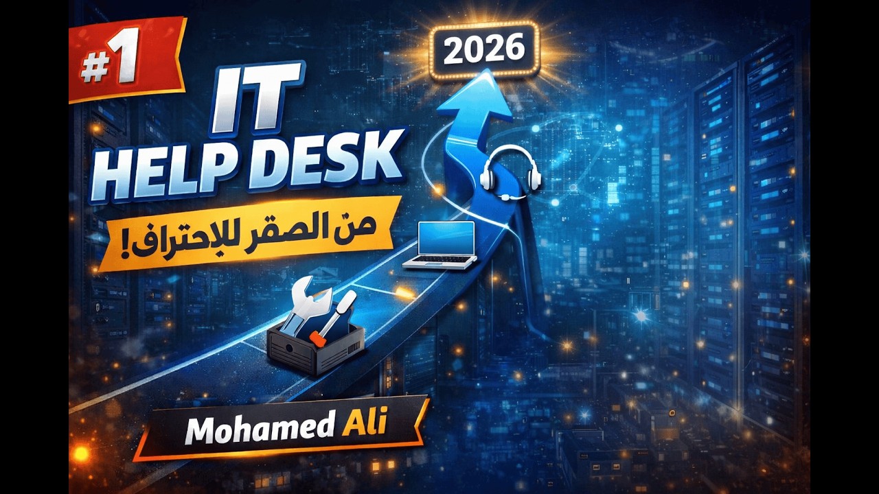 1- ابدأ مجال IT Help Desk من الصفر | أول خطوة في طريق الاحتراف 💻🔥