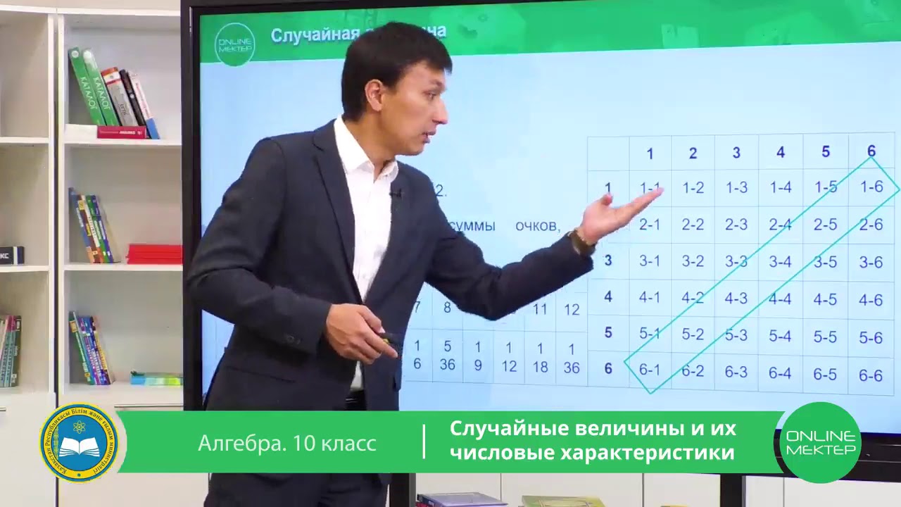 10 класс. Алгебра. Случайные величины и их числовые характеристики. 11.05.2020.