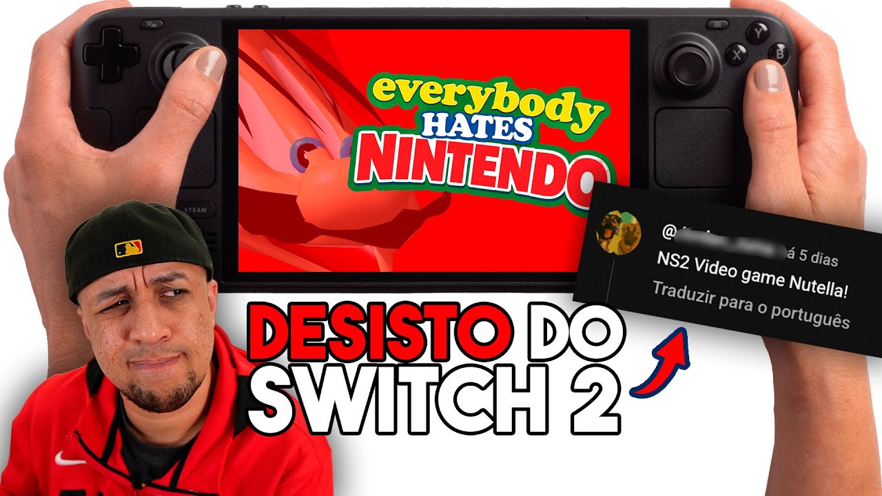 NÃO QUERO MAIS O SWITCH 2! 😢 Comparar preços da Nintendo vs Steam é MÁ IDEIA! #videogames #nintendo