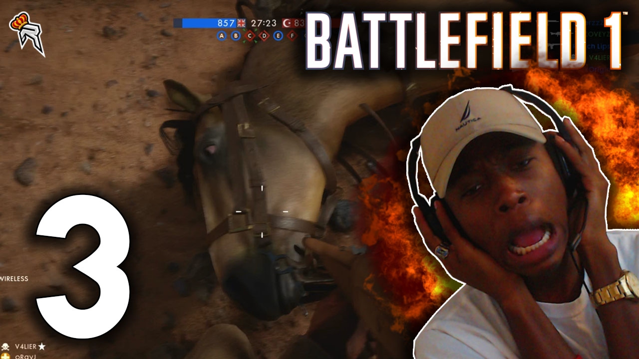 BATTLEFIELD 1 | #3 RIP LIL HORSIE! Battlefield 1 Conquest Multiplayer Gameplay