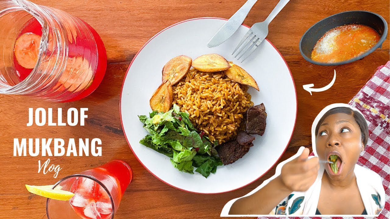 MAKE SUNDAY JOLLOF RICE & CHAPMAN WITH ME AND WATCH ME EAT + UNBOXING  | DIMMA LIVING #33