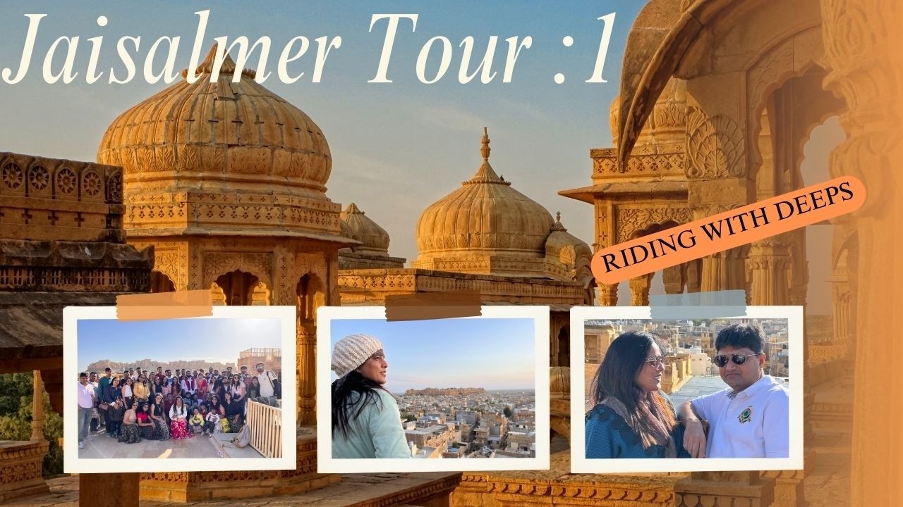 Jaisalmer Tour :1 #jaisalmer #jaisalmerdesert #rajasthan #desert #ridingwithdeeps