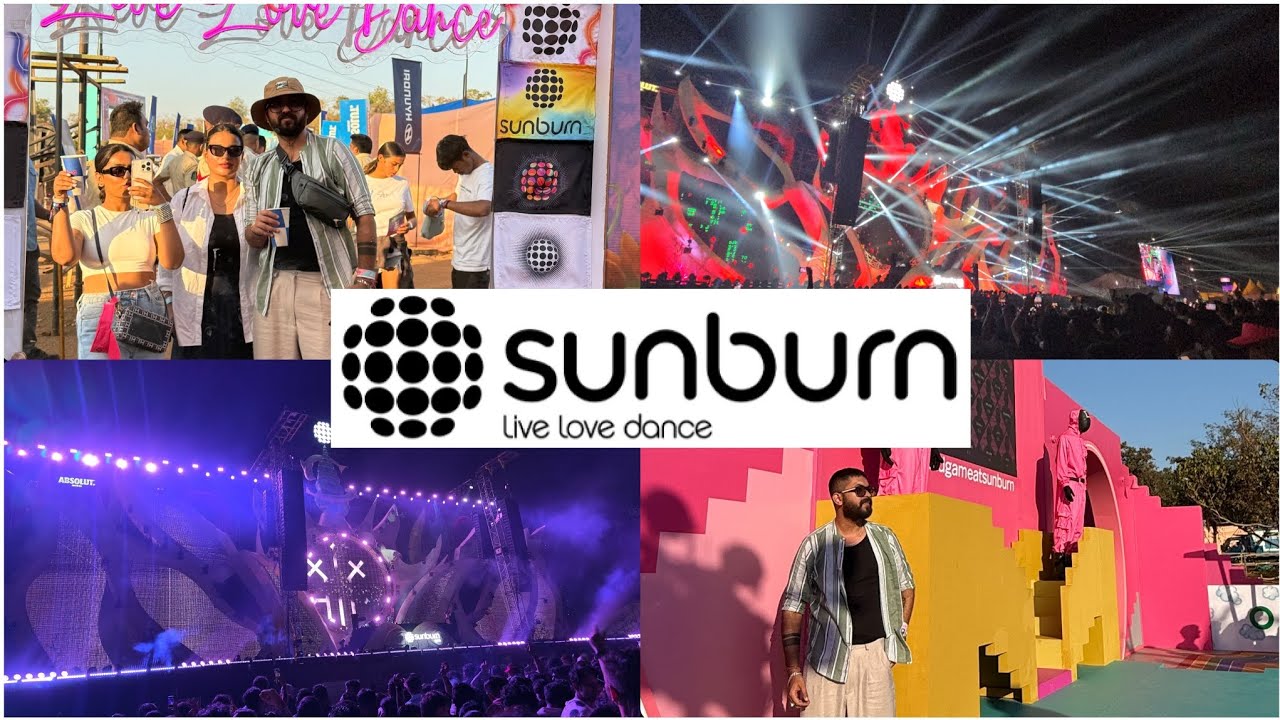 🫶Sunburn Goa | Sunburn Music Festival | Sunburn Festival Goa 2024 | Goa Vlog | Best Party | Sunburn🫶