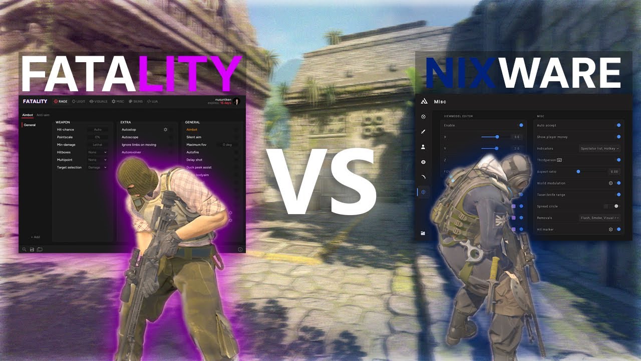 FATALITY VS NIXWARE - CARE CHEAT E MAI BUN?