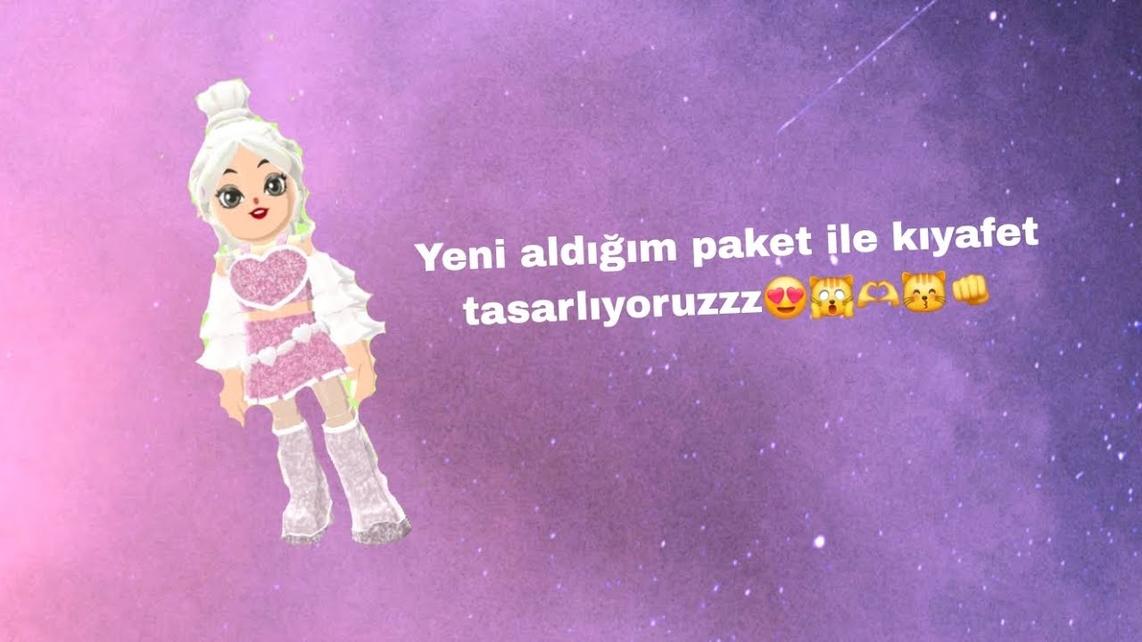 YENİ ALDIĞIM PAKET İLE KIYAFET TASARLIYOZ🙀