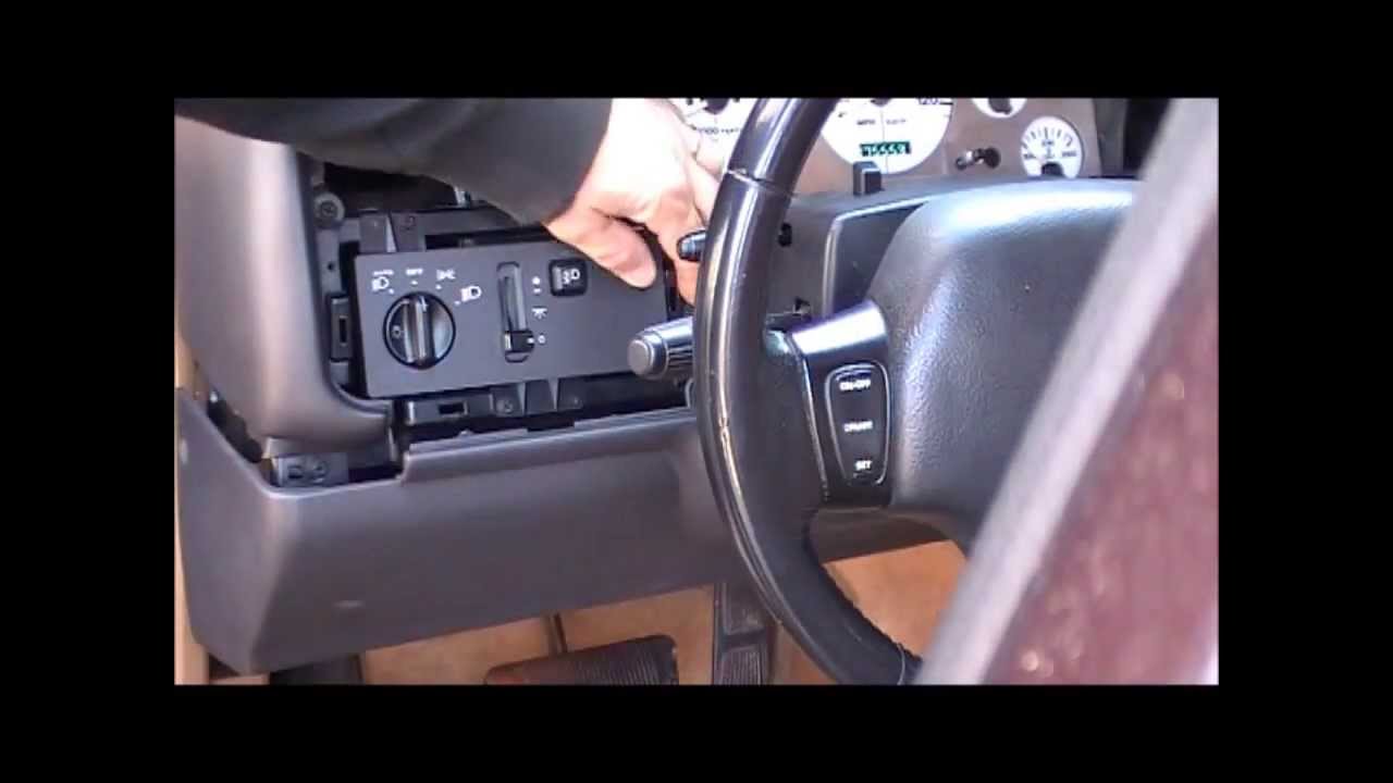 как заменить переключатель фар Jeep Grand Cherokee Limited 1996 года