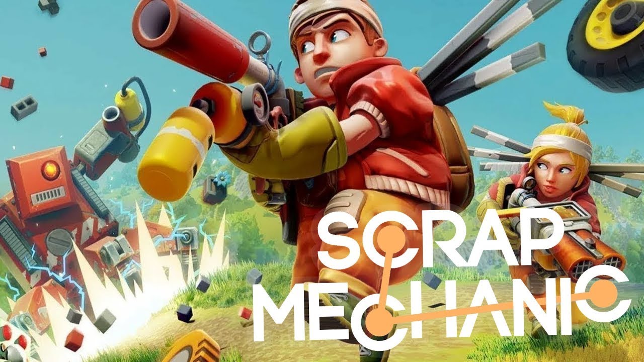 выживаем с подписчиками в Scrap Mechanic  #streamer  #shorts #выживание