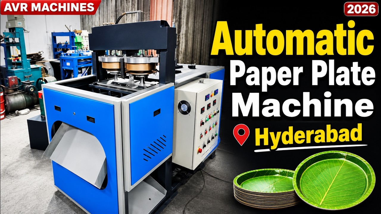 High-Quality Automatic Paper Plate Making Machines - Manufacturer Hyderabad