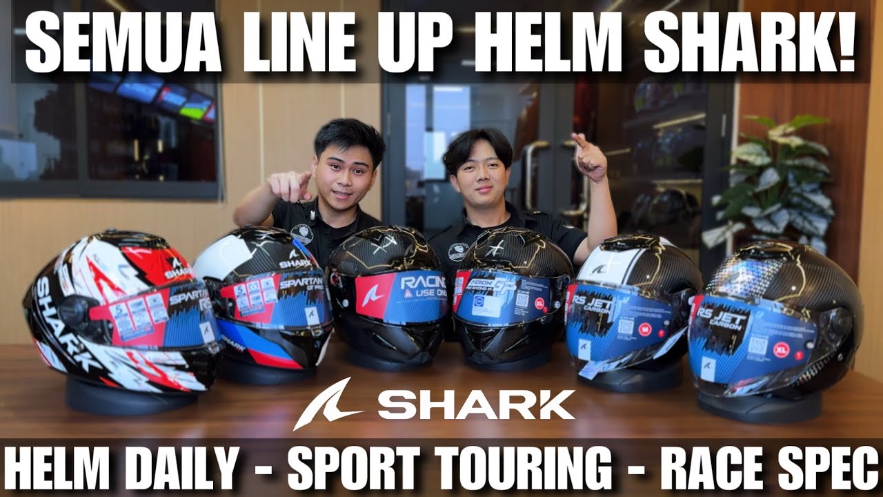 REVIEW SEMUA TIPE HELM SHARK 🦈🇫🇷