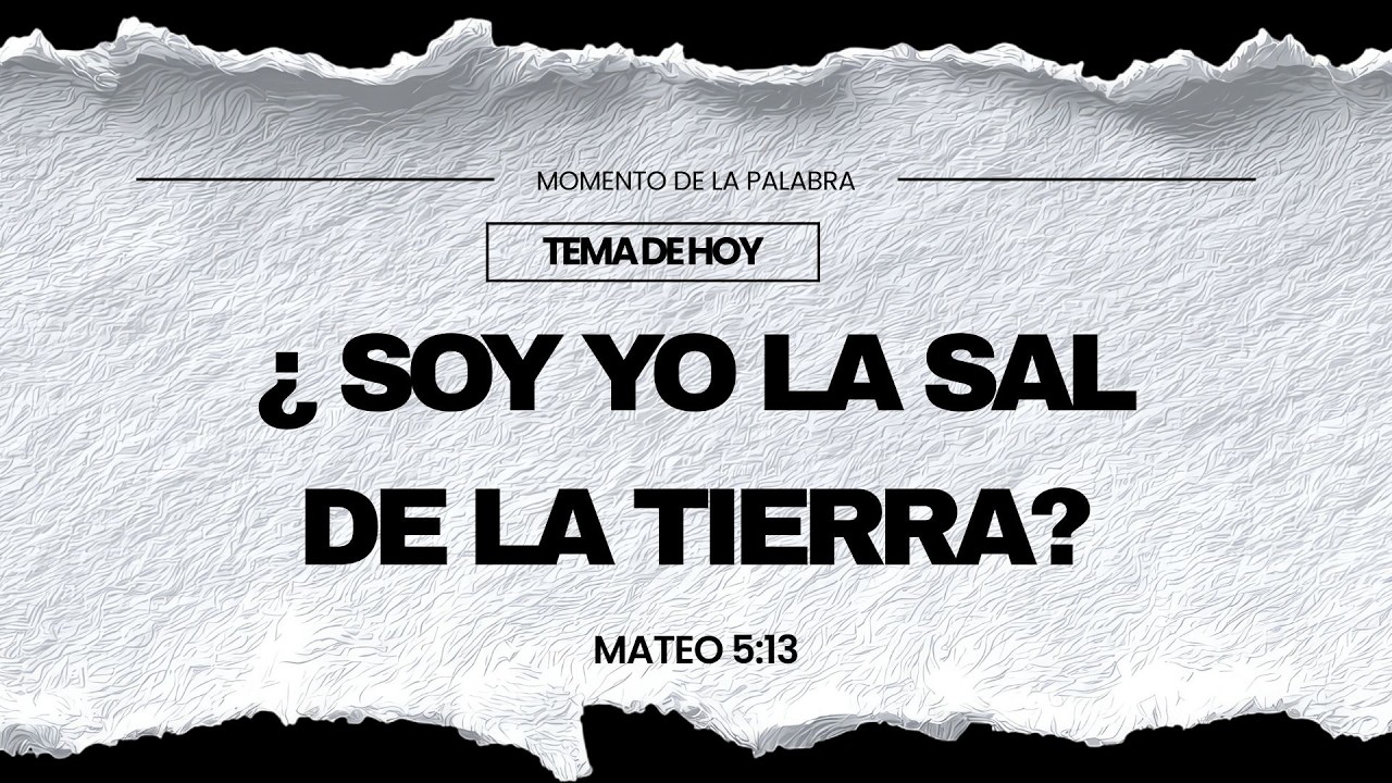 🔴¿Soy yo la sal de la tierra? ◄Pastor: Edwin Mora►