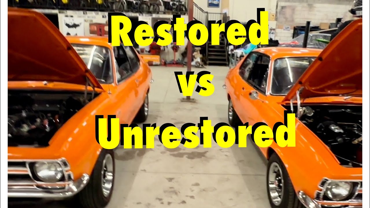 Restored vs Unrestored Bathurst LC GTR XU1 Torana’s what would you chose?