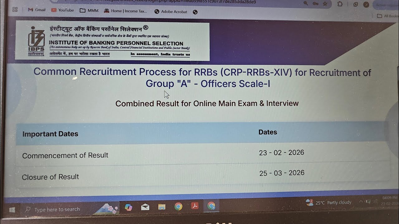 IBPS RRB PO Final Result 2026: State-wise Cutoff | Bankingspark 