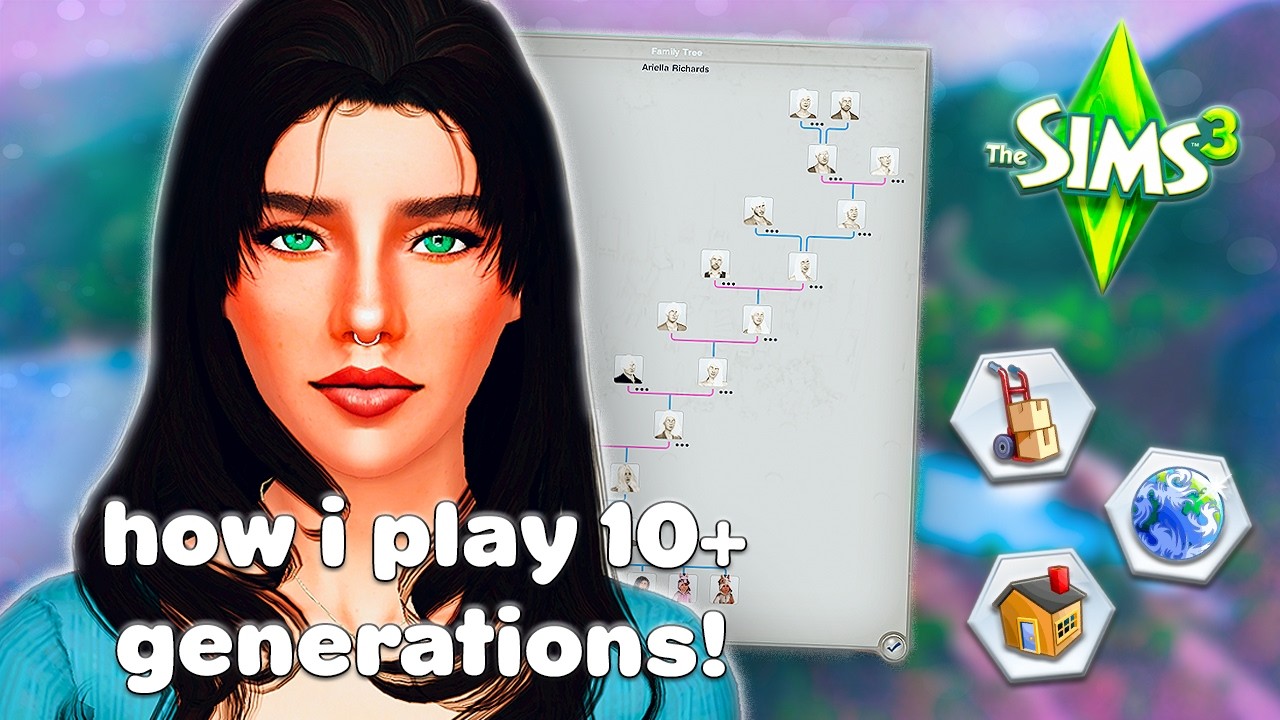 Как я плавно прохожу 10+ поколений в The Sims 3! 🌳