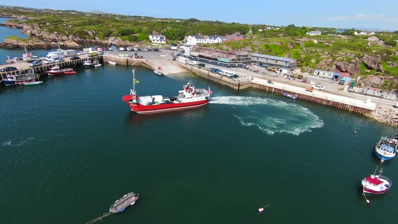 BURTONPORT ARRANMORE FERRY DRONE FOOTAGE 4K