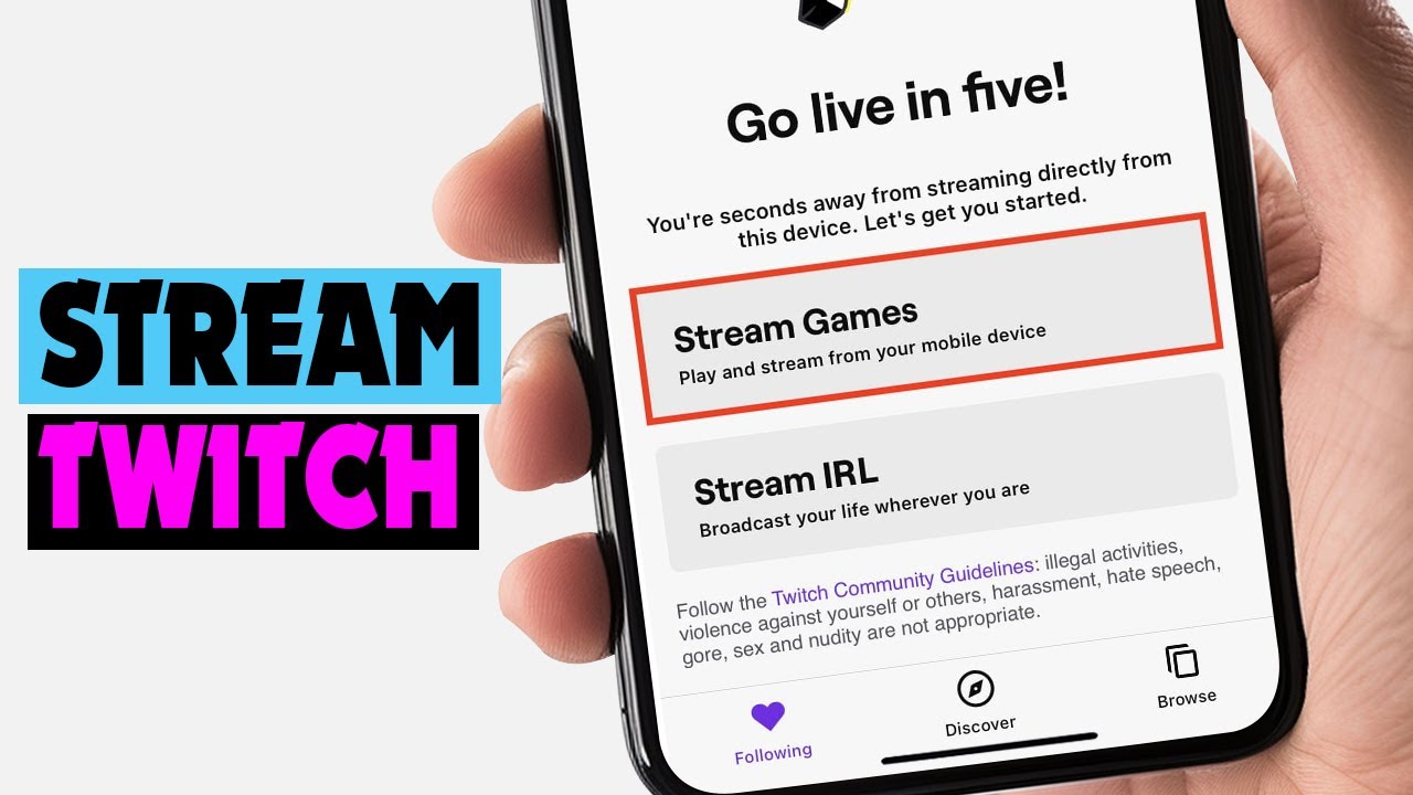 How to stream twitch on mobile | Go live twitch from Phone
