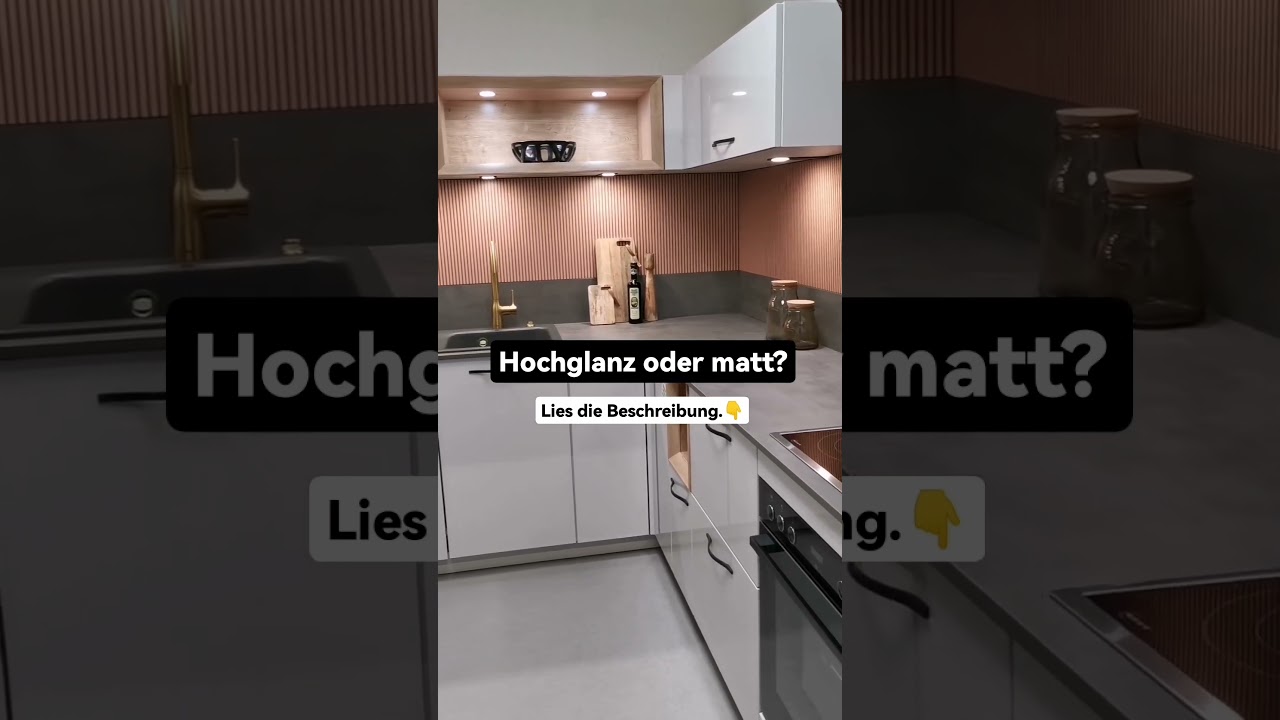 K&uuml;chenfronten: Hochglanz oder matt? #k&uuml;chenplanung #k&uuml;chenstudio #k&uuml;chenfronten #k&uuml;chenideen