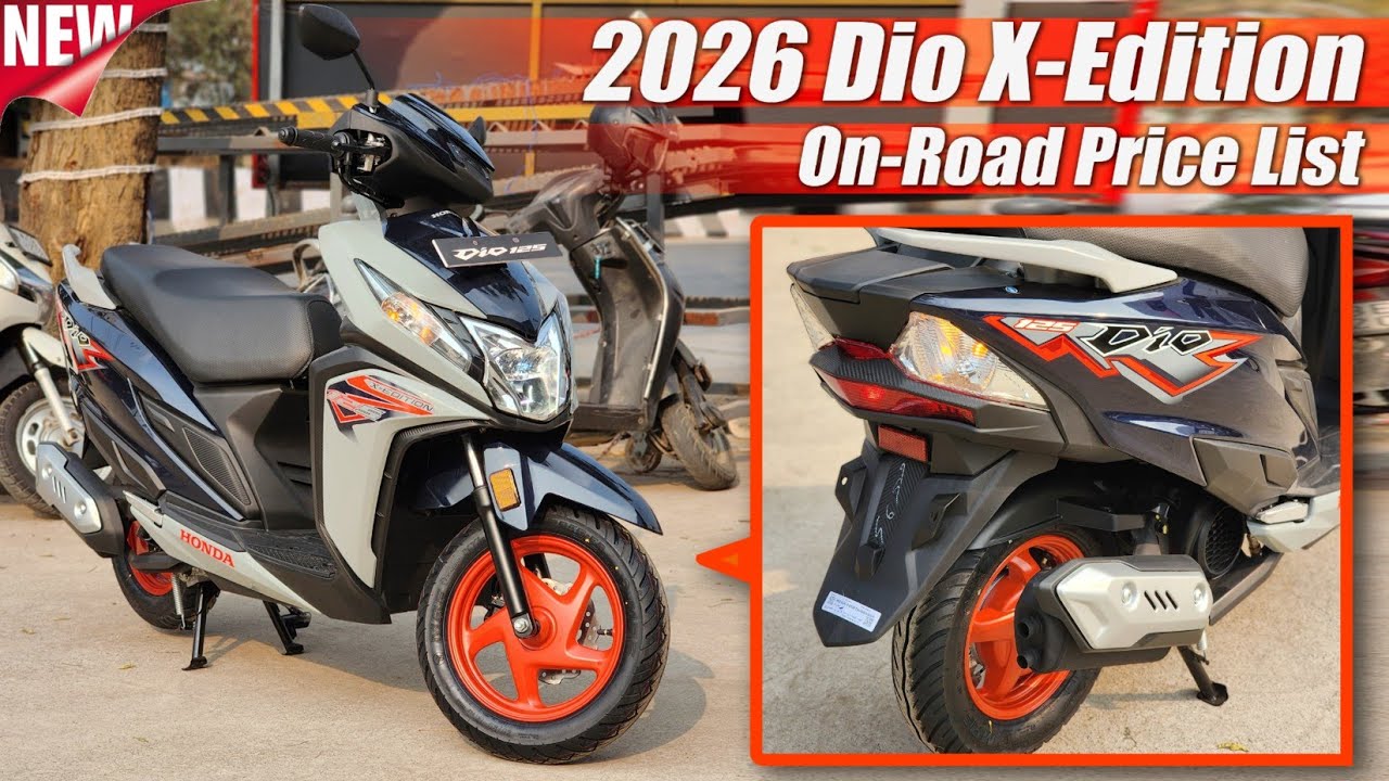 2026 Honda Dio 125 X-Edition, What's New? On Road Price List & Mileage