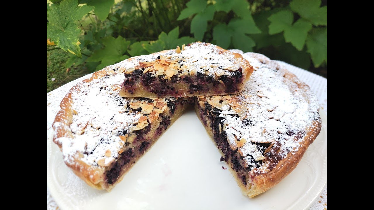 Tarte facile aux mûres à la crème d'amandes / Tarta cu mure / Blackberry Tart / Пирог с ежевикой