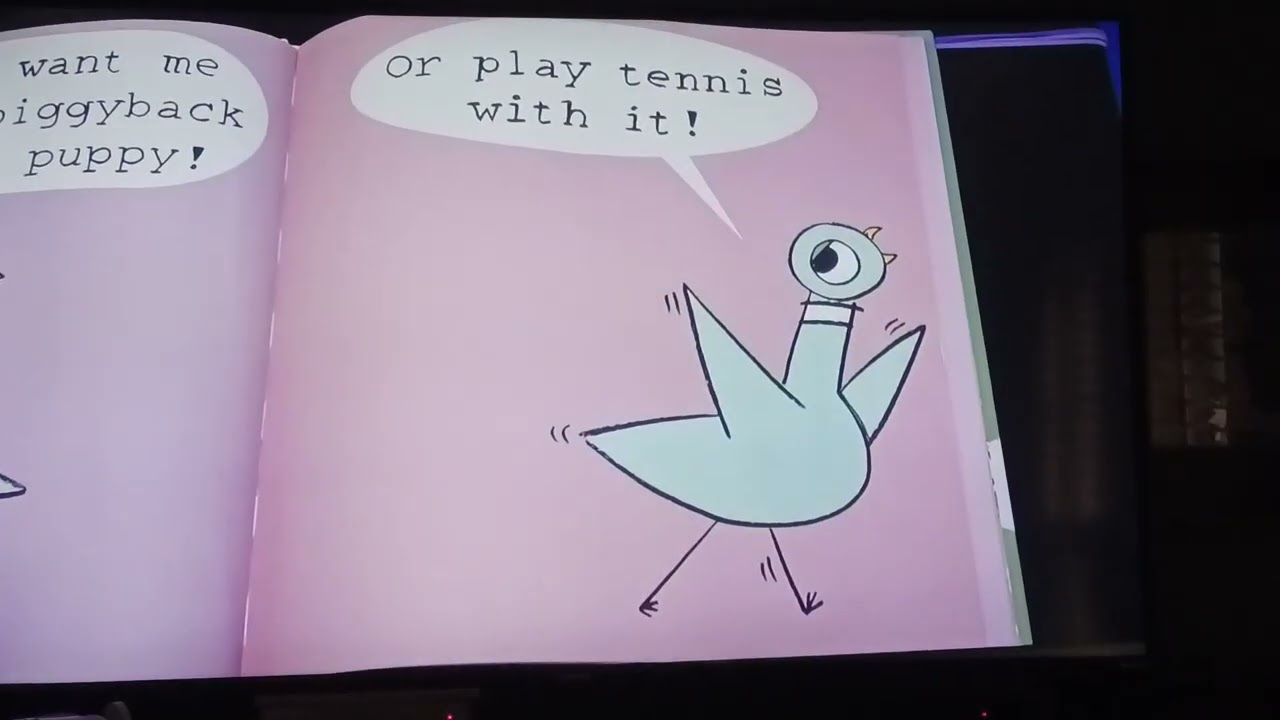 Reading Time w/ Celia- The Pigeon Wants a Puppy!