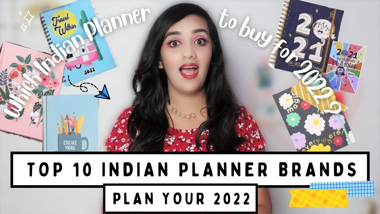 TOP 10 Indian Planners Brands to Plan Your 2022 || BEST 2022 Planners in India-Which Planner to Buy?