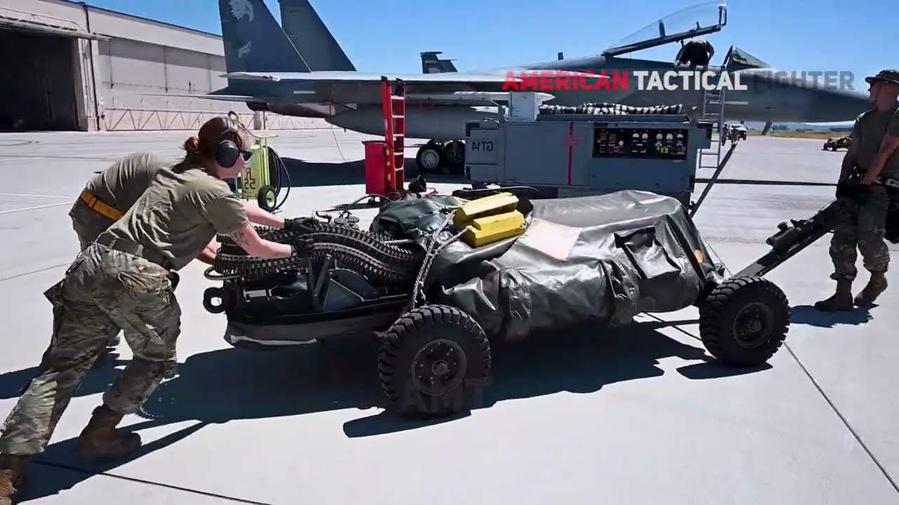 U.S. Air Force Test-fires New 20mm Rounds from Its Most Powerful F-15 Fighter Jet