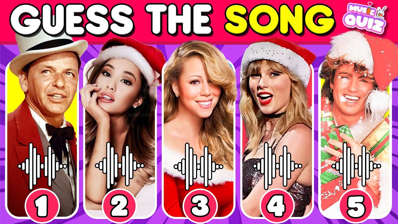 🎅Guess the Song 🎤 Most Popular christmas songs | Music Quiz