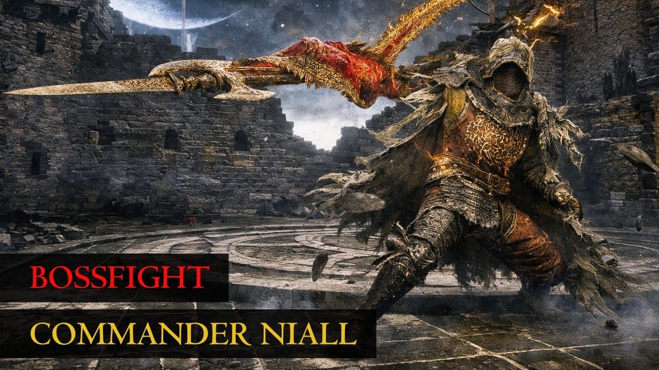 ELDEN RING | BOSSFIGHT COMMANDER NIALL | gameplay